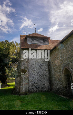 Chiesa di Santa Maria, North Stoke, West Sussex, Regno Unito Foto Stock