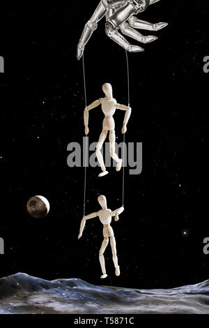 Fantoccio Creative Foto Stock
