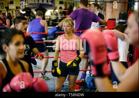 Volte ABC Boxing Club. Islington, Londra. 27/08/2009 Foto Stock