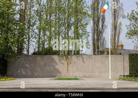 Il memoriale di quelli uccisi nel 1916 sollevazione contro il dominio britannico in Arbour Hill. I capi della ribellione sono sepolti qui. Foto Stock