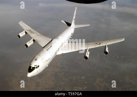 Il USAF United States Air Force Northrop Grumman E-8C comune di stelle Foto Stock