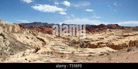 Cupola di silice, la Valle del Fuoco del parco statale, Nevada, America. Foto Stock