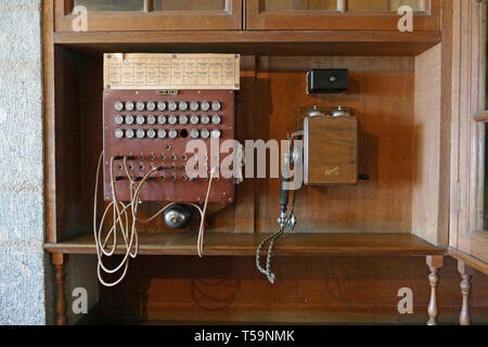 Old Telephone Exchange Foto Stock