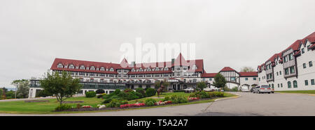 St Andrews dal mare, New Brunswick/Canada - 18 Settembre 2016: Algonquin Resort è un albergo storico di lusso costruito in Tudor Revival archit stile Foto Stock