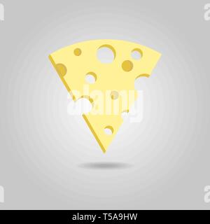 Formaggio logo design. simbolo. formaggio vettore di posizione. Il logo design 10 eps Illustrazione Vettoriale