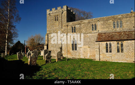 St James Church, Berwick St James, Wiltshire. Foto Stock