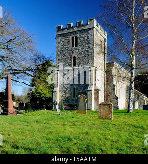 St James Church, Berwick St James, Wiltshire. Foto Stock