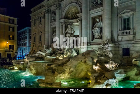 Fontana di Trevi. Roma, Italia. Foto Stock