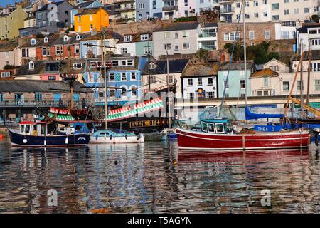 Porto di Brixham Foto Stock