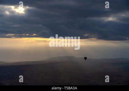 Vista della Cappadocia skyline in Turchia. Foto Stock