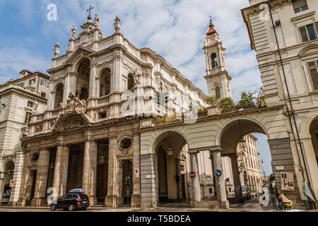 La Chiesa della Santissima Annunziata, Torino Foto Stock