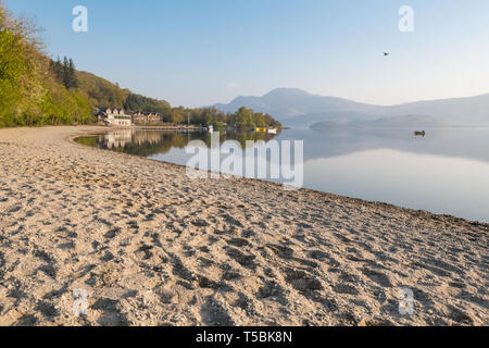 Luss, Loch Lomond Scozia, Regno Unito Foto Stock