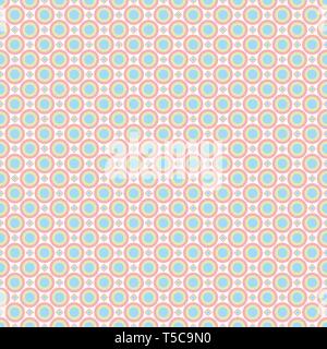 Modello senza giunture - pastello colorato doodle geometrica modelli su sfondo bianco. EPS file vettore adatto per il riempimento di qualsiasi forma. Illustrazione Vettoriale