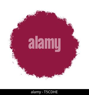 Red Grunge Blot Illustrazione Vettoriale