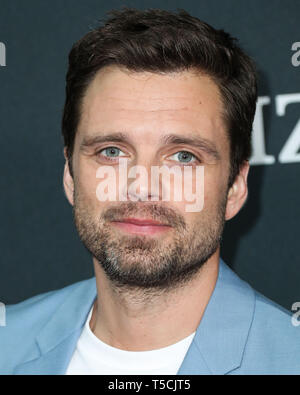 Los Angeles, Stati Uniti. 22 apr, 2019.LOS ANGELES, CALIFORNIA, STATI UNITI D'America - 22 aprile: Attore Sebastian Stan arriva alla Premiere mondiale di Walt Disney Studios Motion Pictures e Marvel Studios' 'vendicatori: Endgame" tenutasi presso il Centro Congressi di Los Angeles il 22 aprile 2019 a Los Angeles, California, Stati Uniti. (Foto di Xavier COLLIN/Image Press Agency) Credito: Image Press Agency/Alamy Live News Foto Stock
