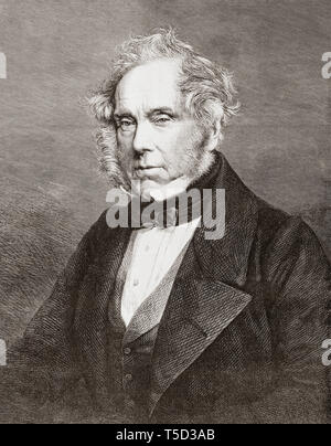 Henry John Temple, terzo Visconte Palmerston, 1784 - 1865. Statista britannico e due volte Primo Ministro del Regno Unito. Dal Illustrated London News, pubblicato 1865. Foto Stock