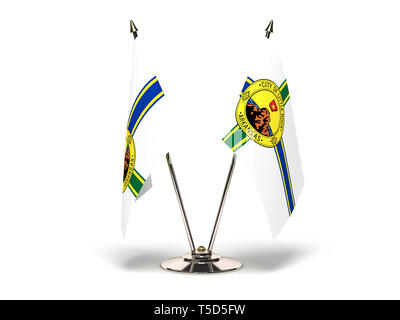 Arkansas Little Rock flag (Flag isolato con percorso di clipping) Foto Stock