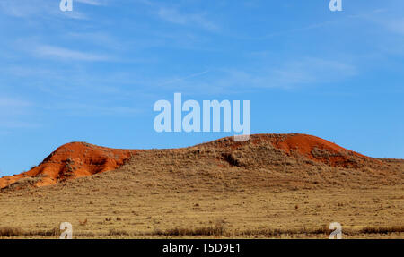 L'inizio di oltre il Nuovo Messico deserto e montagna Foto Stock