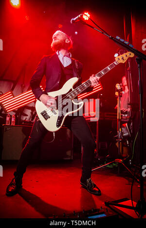 Royal Repubblica live a Manchester Academy 2017 Foto Stock