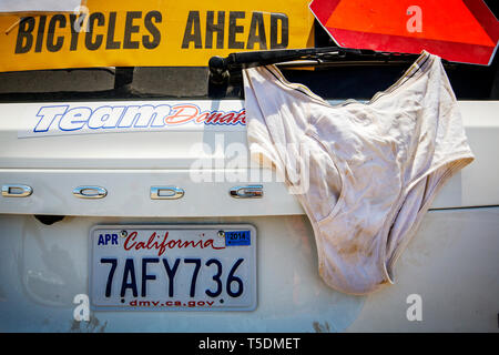 . Dag 3 av RAAM, Race Across America. Foto Stock