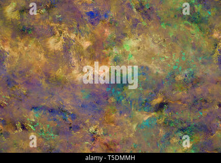 Abstract seamless background artistico. Colori acrilici dipinta a mano con motivo immagine astratta. Piastrellabile texture per tessili, confezione, scrapbookin Foto Stock