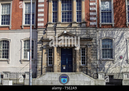 L'ingresso a Bolton Street College of Technology ora parte di Dublino Università Tecnologica.. Foto Stock