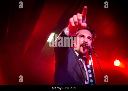 Royal Repubblica live a Manchester Academy 2016 Foto Stock