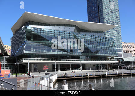 Centro congressi ICC, il Porto di Darling, Sydney, Australia Foto Stock