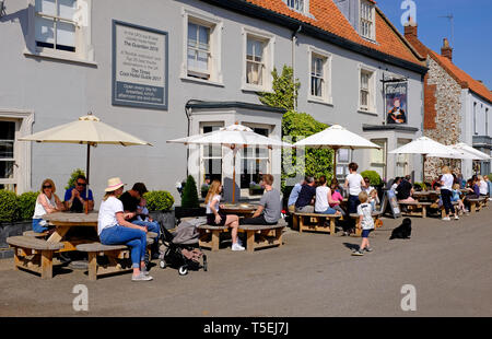 le armi degli ospiti, burnham market, norfolk del nord, inghilterra Foto Stock