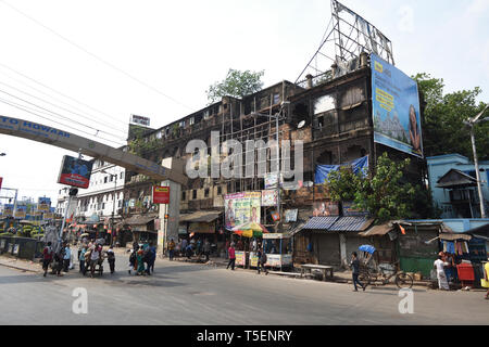 2/2 Bankim Rishi Chandra Road, quella di Howrah, India Foto Stock