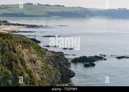 Carlyon Bay in Cornovaglia Foto Stock