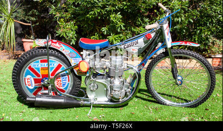 Peter Collins Replica Speedway Bike Foto Stock