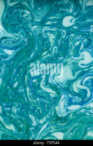 Blu Verde Marmo texture di sfondo Foto Stock