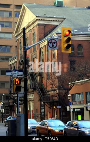 TORONTO, Canada - 8 gennaio. 2012: paesaggio urbano del centro di Toronto Foto Stock