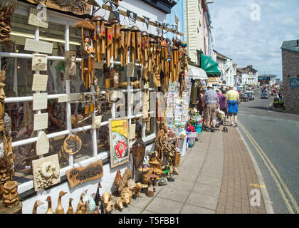 Negozio di articoli da regalo con bric a brac, Brixham Devon meridionale sulla Riviera inglese Foto Stock