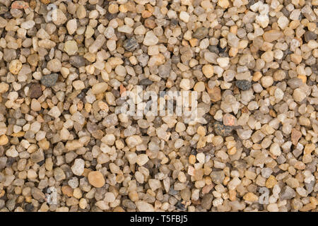 Giallo Sfondo sabbia, grani, macro close up Foto Stock