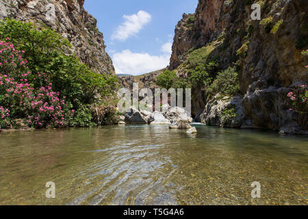 Preveli beach Foto Stock