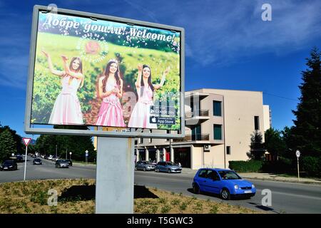 Festival di Rose in Kazanlak. Provincia di Stara Zagora.BULGARIA Foto Stock