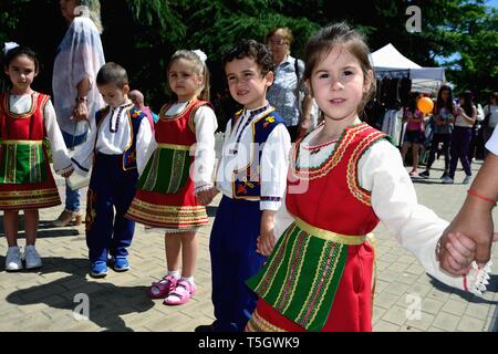 Festival di Rose in Kazanlak. Provincia di Stara Zagora.BULGARIA Foto Stock