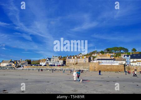 Marazion, Cornwall, Inghilterra Foto Stock