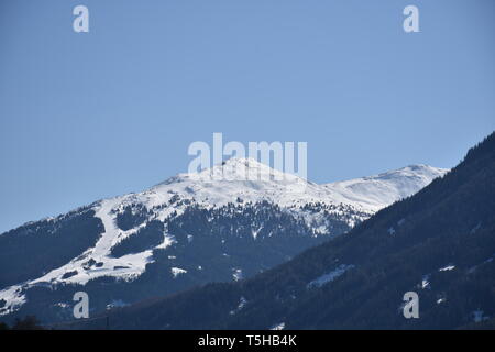 Stubaier Alpen, Stubaital, Innsbruck Land, Innsbruck, in Tirolo, Nordtirol, Stubaier Gletscher, Gletscher, Schnee, Eis Fels, Gipfel, Berg, Tal, Alpen, Ja Foto Stock