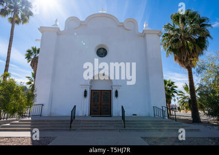 L Immacolata Concezione la Chiesa cattolica si trova in Ajo, Arizona Foto Stock