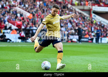 19 aprile 2019, Bramall Lane, Sheffield, Inghilterra; Sky scommessa campionato, Sheffield Regno vs Nottingham Forest ; credito: Jon Hobley/News immagini English Football League immagini sono soggette a licenza DataCo Foto Stock