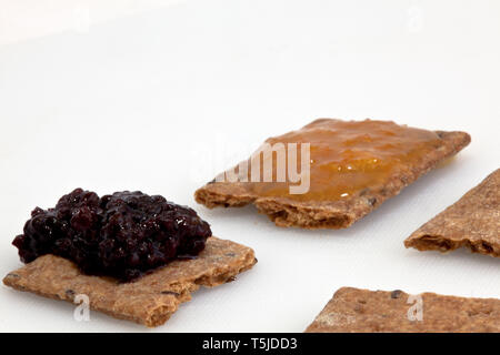 Prodotti da forno, pane, biscotti e torte. Pir-scritto Foto Stock