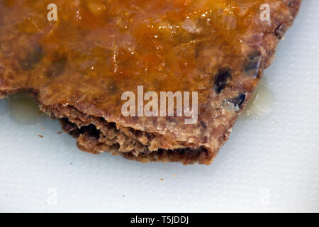 Prodotti da forno, pane, biscotti e torte. Pir-scritto Foto Stock