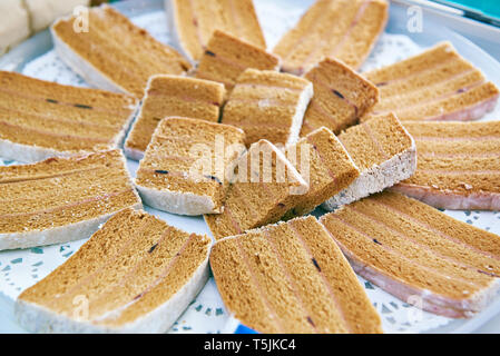 Pastila è un tradizionale russo pasticceria di frutta Foto Stock