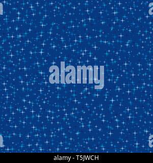Abstract seamless con uno sfondo con cielo notturno pattern,illustrazione vettoriale Illustrazione Vettoriale