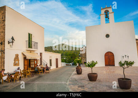 Sant Agusti des Vedrá Village. Sant Josep de sa Talaia comune. Isola di Ibiza. Le Baleari. Isole. Spagna Foto Stock