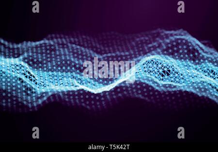 Business inteligence sfondo tecnologico. Il codice binario di algoritmi di apprendimento profondo. La realtà virtuale di analisi. La scienza dei dati macchina di apprendimento. Artificial Illustrazione Vettoriale