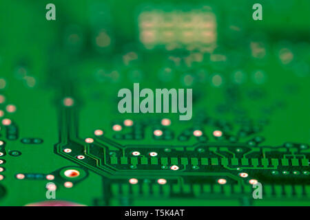 Disco dei dati chiudere il computer la tecnologia a chip Foto Stock